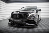 Front Lippe / Front Splitter / Frontansatz V.2 für Mercedes A-Klasse W176 von Maxton Design