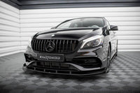 Front Lippe / Front Splitter / Frontansatz V.2 für Mercedes A-Klasse W176 von Maxton Design