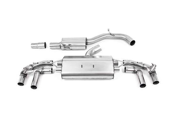 Milltek Sportabgasanlage ab Partikelfilter für VW Golf R MK8 Facelift 330PS ab 2024 ECE