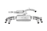 Milltek Sportabgasanlage ab Partikelfilter für VW Golf R MK8 Facelift 330PS ab 2024 ECE