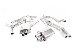 Milltek sports exhaust system for Audi RS5 B9 from 2017 ECE