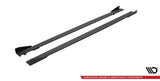 Seitenschweller Erweiterung Street Pro + Flaps für Mercedes AMG C63 Limousine / Kombi W205 Facelift von Maxton Design