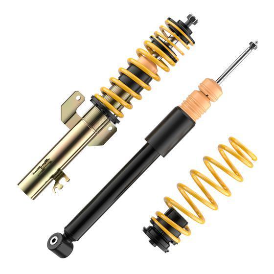 ST Gewindefahrwerk ST X Stahl verzinkt (mit fester Kennung) für VW Golf VII R (5G1, BQ1, BE1, BE2, AU) 08/2012-