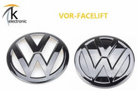 VW Golf 7 5G GTI Vor-Facelift schwarze Zeichen vorne + hinten + Seite Black-Bundle