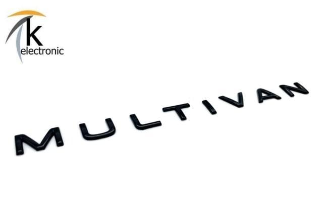 VW T7 Multivan Schriftzug hinten schwarz Heckklappe