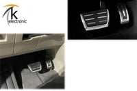 VW T7 Pedalkappen Edelstahl/Alu Optik