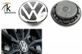 VW Tiguan AD1 Dynamische Nabendeckel für Felgen Nachrüstpaket 4x Original Zubehör