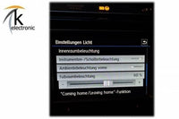 VW Touran 5T LED Fußraumbeleuchtung vorne Nachrüstpaket