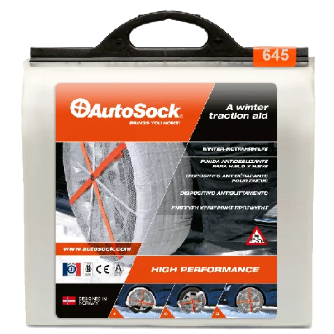 AutoSock Traktionskontrolle  Textile Schneekette für Autos