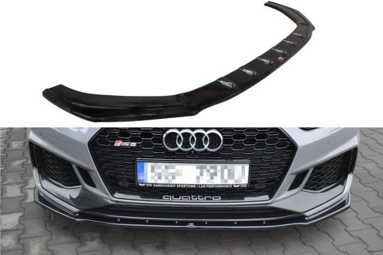 Front Diffusor / Front Splitter / Cup Schwert / Frontansatz V.1 für Audi RS5 F5 Coupe Sportback von Maxton Design