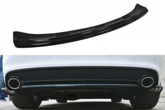 Zentraler Hinterer Splitter für Audi A5 S-Line 8T Facelift von Maxton Design