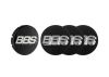 BBS 3D Rotation Nabendeckel mit Logo silber/chrome Set (4 Stück)