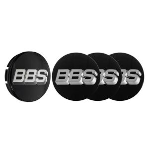 BBS 3D Nabendeckel mit Logo Platinum (Set 4 Stk)