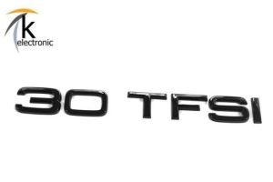 Audi A1 GB 30 TFSI Schriftzug schwarz hinten