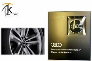 Audi RS6 C8 Dynamische Nabendeckel für Felgen Nachrüstpaket 4x Original Zubehör