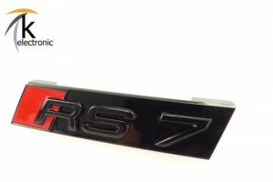 Audi RS7 4G C7 Schriftzug schwarz rote Raute vorne