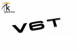 Audi A7 C7 4G V6T schwarz Logo Schriftzug