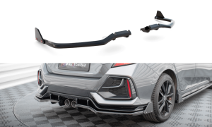 Zentraler Hinterer Splitter mit Flaps für Honda Civic X Sport von Maxton Design