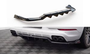 Zentraler Hinterer Splitter für Porsche Cayenne Coupe 9Y von Maxton Design
