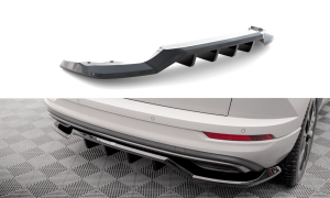 Zentraler Hinterer Splitter für Skoda Karoq Sportline NU7 Facelift von Maxton Design
