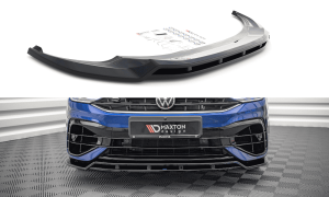 Front Splitter / Cup Schwert / Frontansatz V.1 für VW Tiguan R Facelift AD von Maxton Design