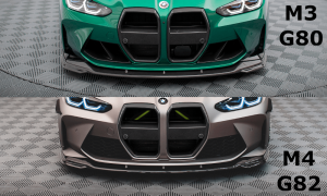 Carbon Front Lippe / Front Splitter / Frontansatz V.2 für BMW M3 G80 von Maxton Design
