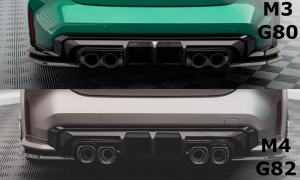 Carbon Heckdiffusor für BMW M3 G80 von Maxton Design