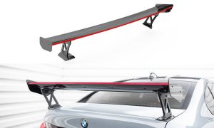 Carbon Heckspoiler mit LED Licht und Aufnahme außen für BMW M3 G80 von Maxton Design
