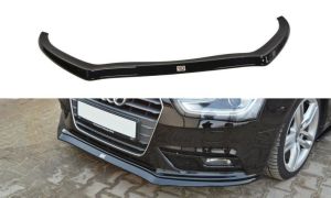 Front Splitter / Cup Schwert / Frontansatz V.2 für Audi A4 B8 Facelift von Maxton Design