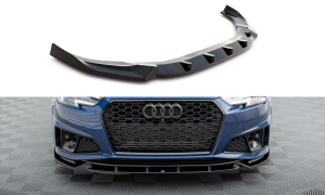 Front Lippe / Front Splitter / Frontansatz V.1 für Audi A4 Competition B9 von Maxton Design