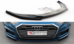 Front Lippe / Front Splitter / Frontansatz V.1 für Audi S6 C8 von Maxton Design