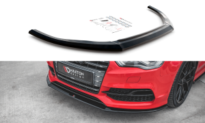 Front Splitter / Cup Schwert / Frontansatz V.3 für Audi A1 S-Line GB von Maxton Design