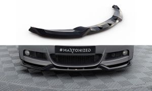 Front Lippe / Front Splitter / Frontansatz V.1 für BMW 1er E82 M-Paket von Maxton Design