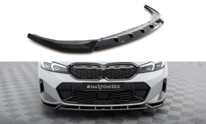 Front Lippe / Front Splitter / Frontansatz V.3 für BMW i4 M-Paket G26 von Maxton Design