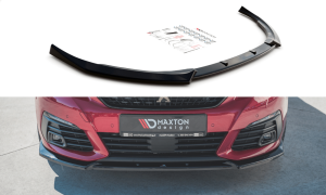 Front Splitter / Cup Schwert / Frontansatz V.1 für Peugeot 308 GT Facelift MK2 von Maxton Design