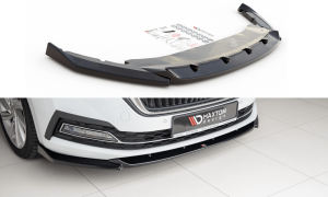 Front Splitter / Cup Schwert / Frontansatz V.1 für Skoda Octavia MK4 von Maxton Design