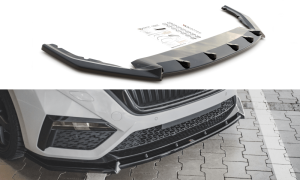 Front Diffusor / Front Splitter / Cup Schwert / Frontansatz V.1 für Skoda Octavia RS MK4 von Maxton Design
