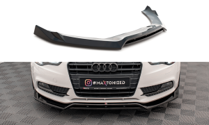 Front Lippe / Front Splitter / Frontansatz V.2 für Audi A5 8T Coupe Facelift von Maxton Design