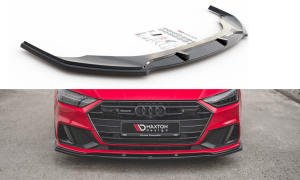 Front Lippe / Front Splitter / Frontansatz V.2 für Audi S7 C8 von Maxton Design