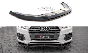 Front Splitter / Cup Schwert / Frontansatz V.1 für Audi Q3 S-Line Facelift 8U von Maxton Design