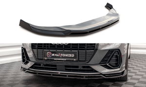 Front Lippe / Front Splitter / Frontansatz V.2 für Audi Q3 F3 S-Line von Maxton Design