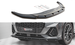 Front Splitter / Cup Schwert / Frontansatz V.2 für Audi Q3 Sportback S-Line von Maxton Design