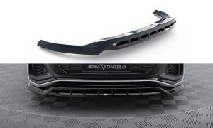 Front Lippe / Front Splitter / Frontansatz V.2 für Audi Q8 S-Line 4M von Maxton Design