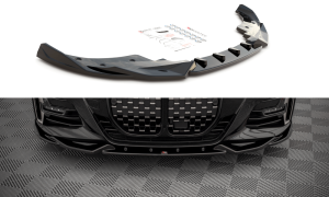 Front Diffusor / Front Splitter / Cup Schwert / Frontansatz V.2 für BMW 4er G22 M-Paket von Maxton Design