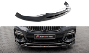 Front Lippe / Front Splitter / Frontansatz V.2 für BMW X4 G02 M-Paket von Maxton Design