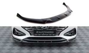 Front Lippe / Front Splitter / Frontansatz V.2 für Hyundai i30 PDE Facelift von Maxton Design