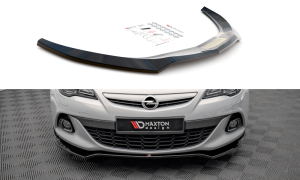 Front Splitter / Cup Schwert / Frontansatz V.2 für Opel Astra J GTC OPC-Line von Maxton Design