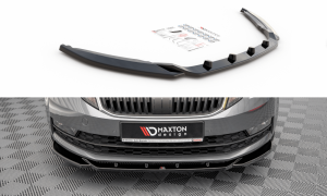 Front Splitter / Cup Schwert / Frontansatz V.2 für Skoda Octavia MK3 Facelift von Maxton Design
