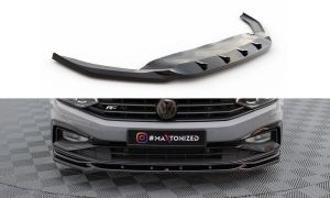 Front Lippe / Front Splitter / Frontansatz V.2 für VW Passat R-Line B8 Facelift von Maxton Design