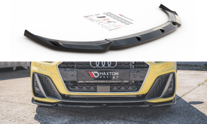 Front Splitter / Cup Schwert / Frontansatz V.3 für Audi A1 S-Line GB von Maxton Design